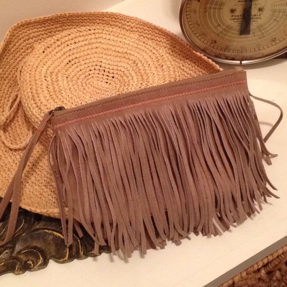 American Eagle Outfitters Handbags - American Eagle Fringe wristlet